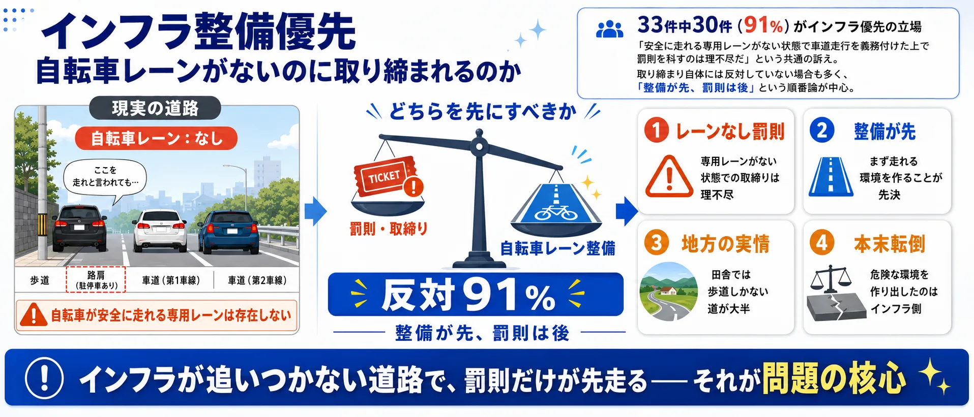 論点② インフラ整備優先