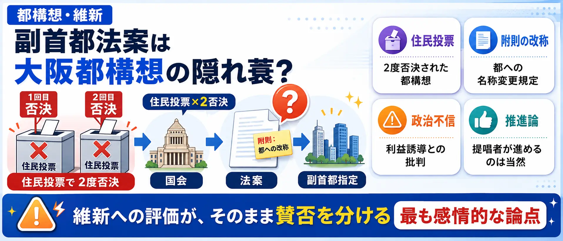 論点③ 都構想・維新